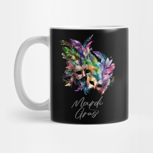 Mardi Gras Masquerade Mask Bead Parade Women Men Kids Mug